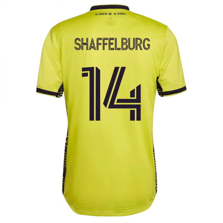 Homem Camisola Jacob Shaffelburg #14 Amarelo Principal 2023/24 Camisa