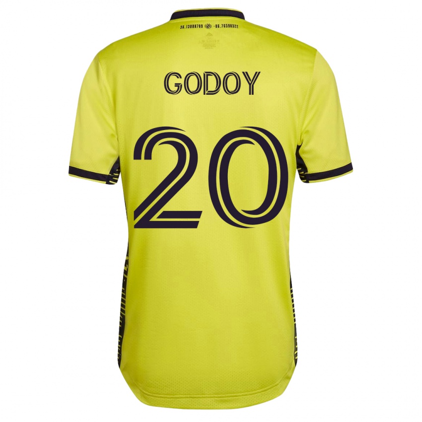 Homem Camisola Aníbal Godoy #20 Amarelo Principal 2023/24 Camisa