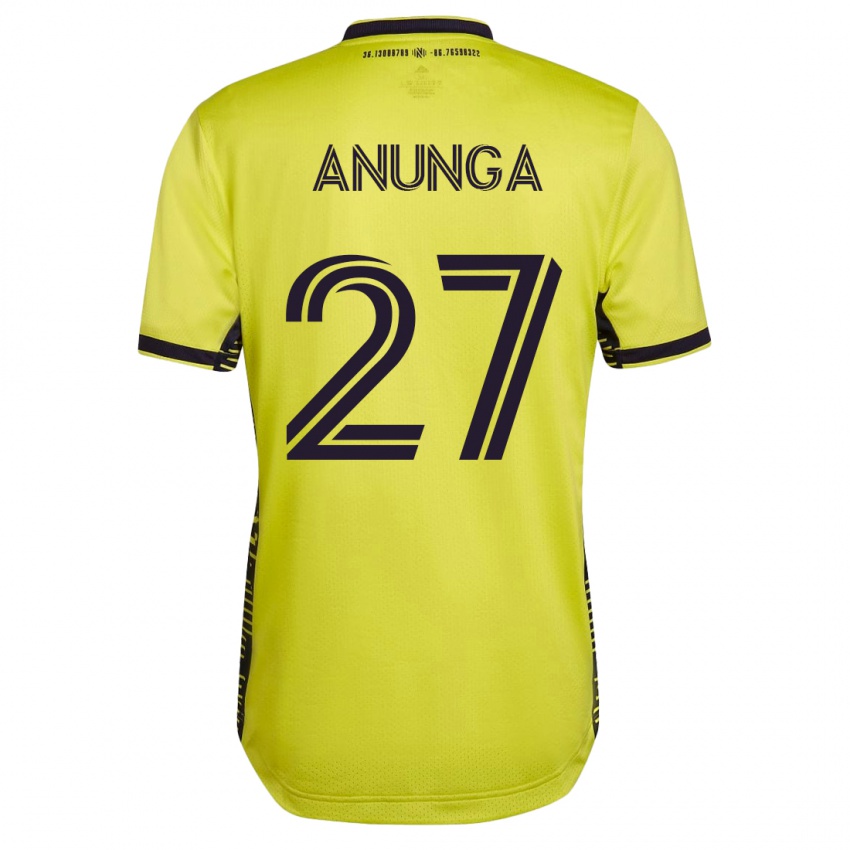 Homem Camisola Tah Anunga #27 Amarelo Principal 2023/24 Camisa