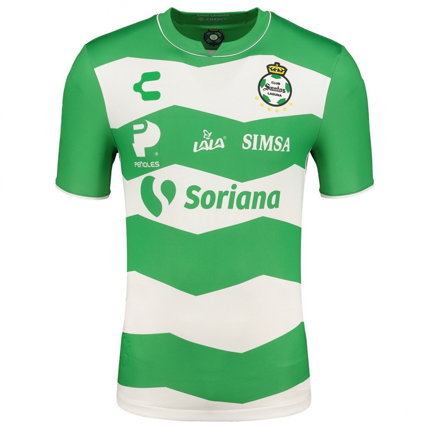 Homem Camisola Héctor Carranza #185 Verde Principal 2023/24 Camisa