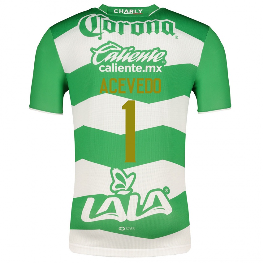Homem Camisola Carlos Acevedo #1 Verde Principal 2023/24 Camisa