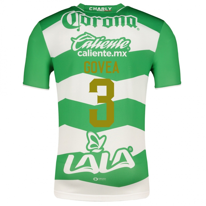Homem Camisola Ismael Govea #3 Verde Principal 2023/24 Camisa