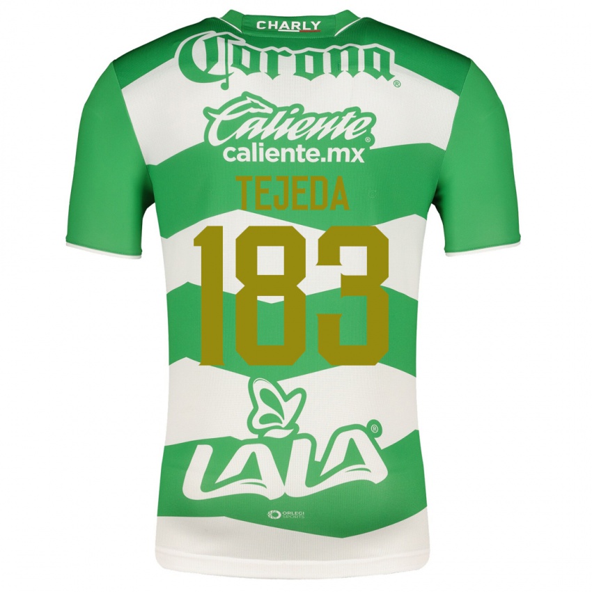 Homem Camisola Juan Tejeda #183 Verde Principal 2023/24 Camisa