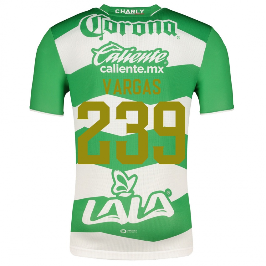 Homem Camisola Diego Vargas #239 Verde Principal 2023/24 Camisa