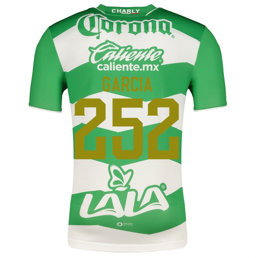 Homem Camisola Kevin García #252 Verde Principal 2023/24 Camisa