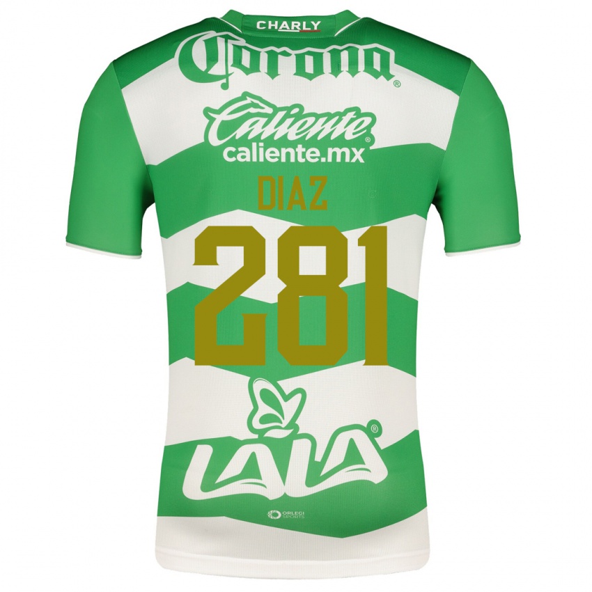 Homem Camisola Didier Díaz #281 Verde Principal 2023/24 Camisa