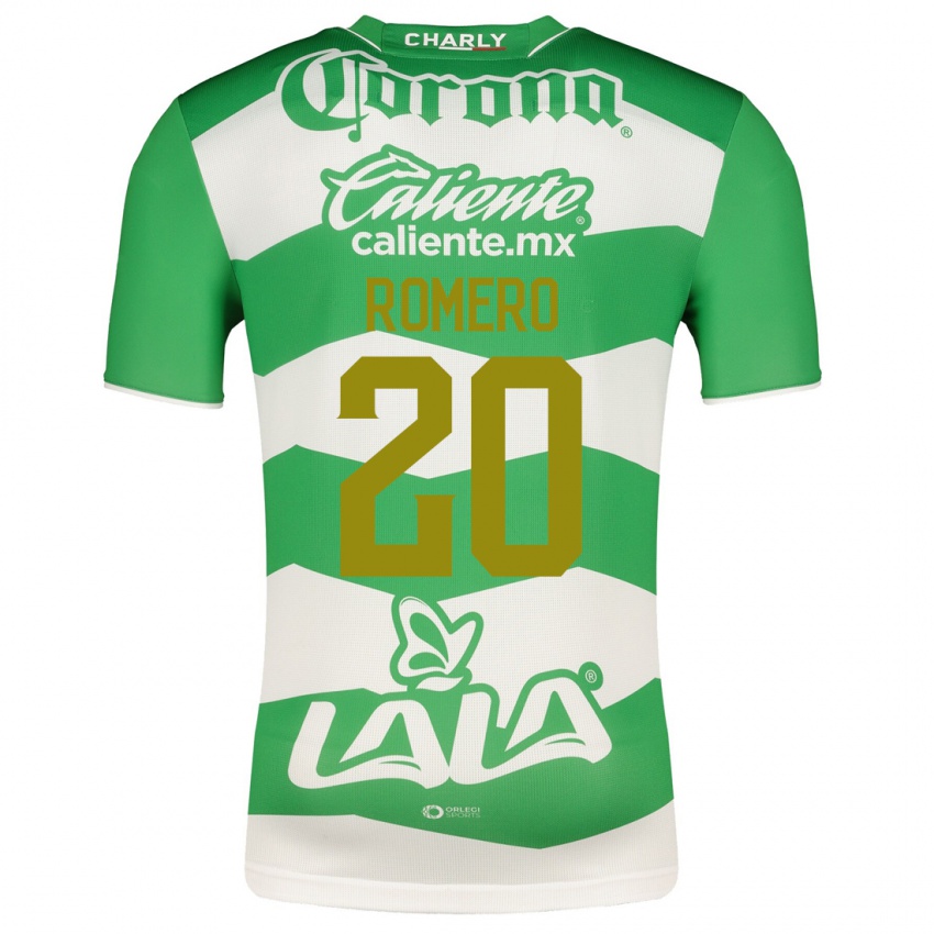 Homem Camisola Lia Romero #20 Verde Principal 2023/24 Camisa