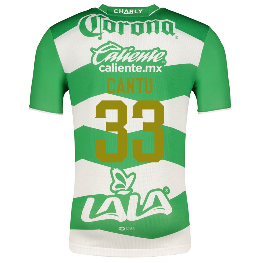 Homem Camisola Aida Cantú #33 Verde Principal 2023/24 Camisa