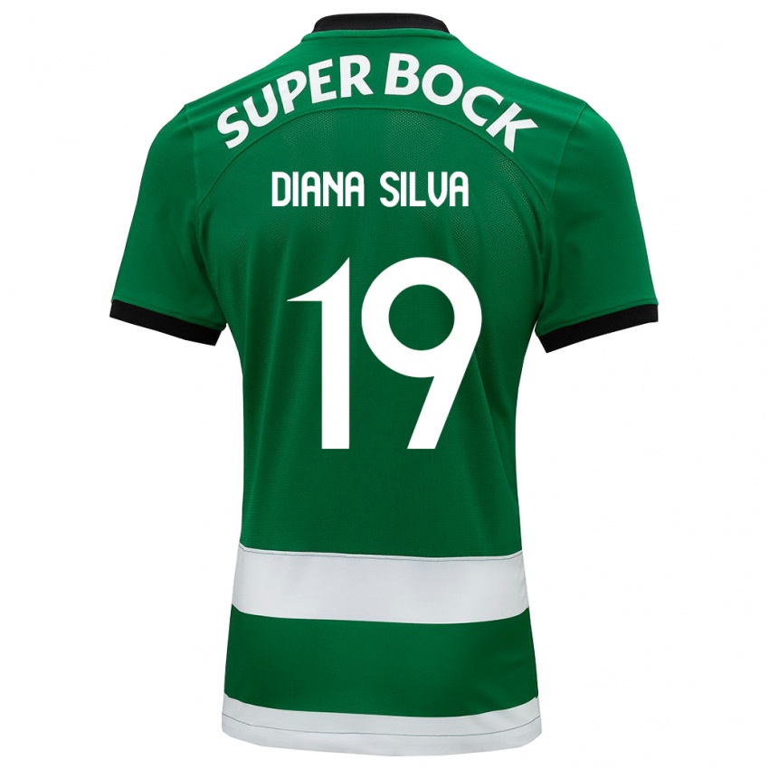Homem Camisola Diana Micaela Abreu De Sousa E Silva #19 Verde Principal 2023/24 Camisa