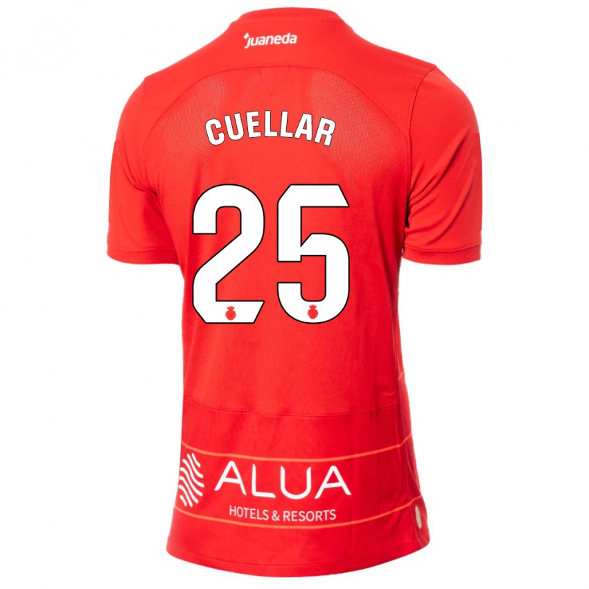 Homem Camisola Iván Cuéllar #25 Vermelho Principal 2023/24 Camisa