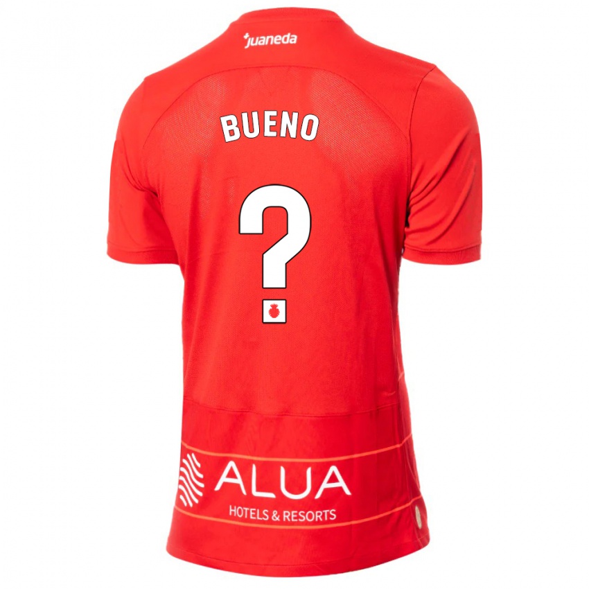 Homem Camisola Antonio Bueno #0 Vermelho Principal 2023/24 Camisa