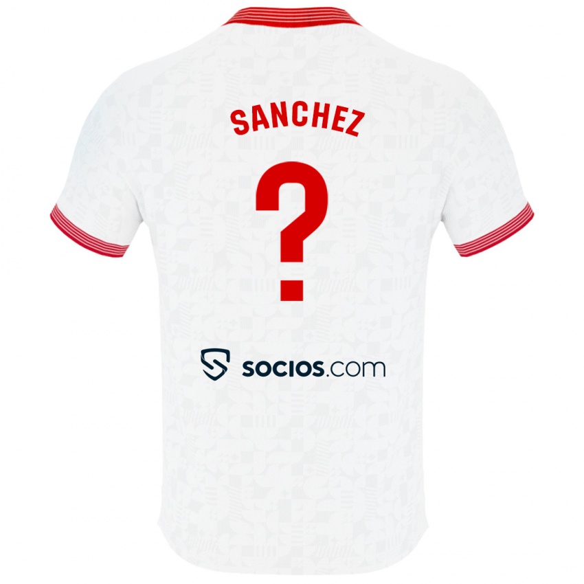 Homem Camisola Carlos Sanchez #0 Branco Principal 2023/24 Camisa