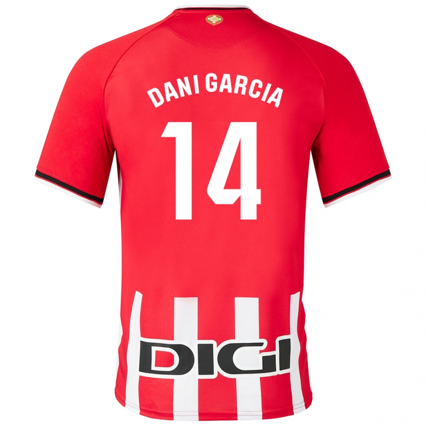 Homem Camisola Dani Garcia #14 Vermelho Principal 2023/24 Camisa