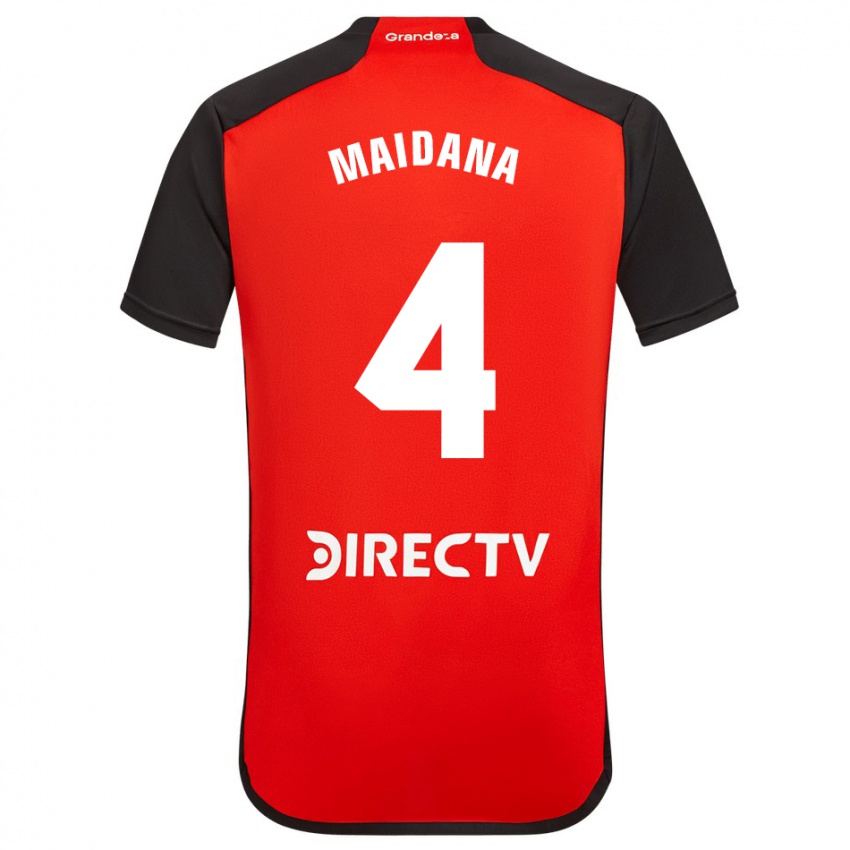 Homem Camisola Jonatan Maidana #4 Vermelho Alternativa 2023/24 Camisa