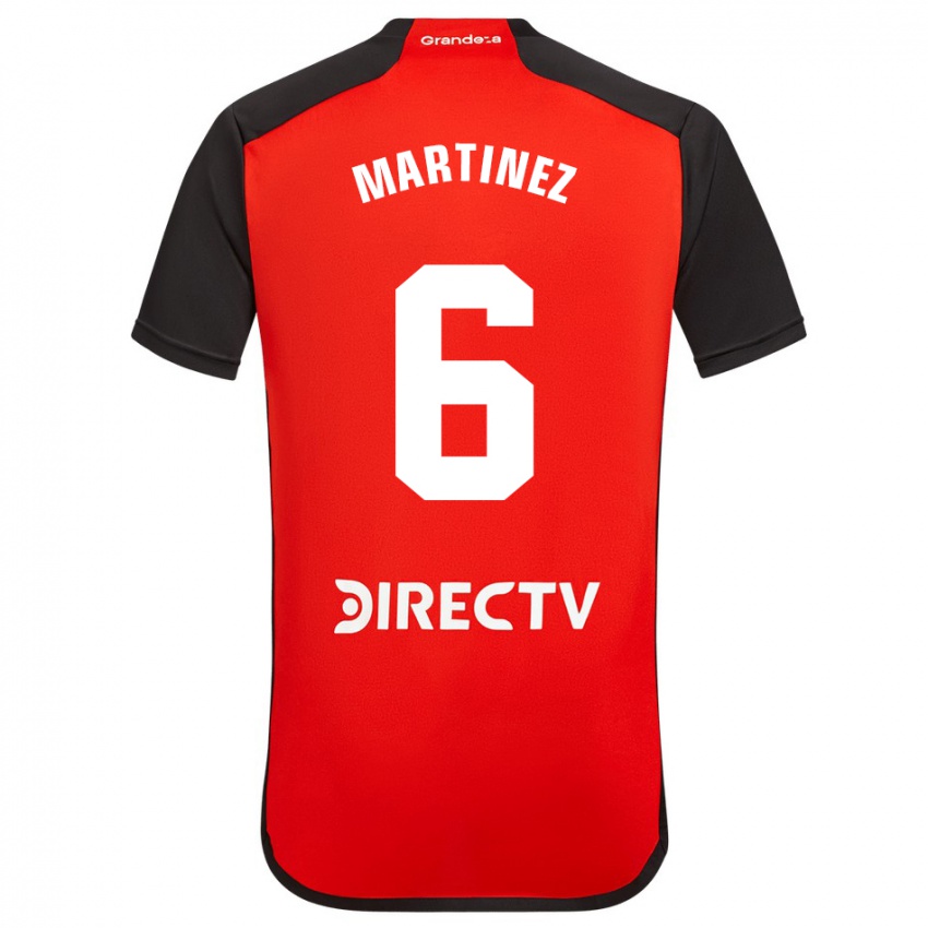 Homem Camisola David Martinez #6 Vermelho Alternativa 2023/24 Camisa