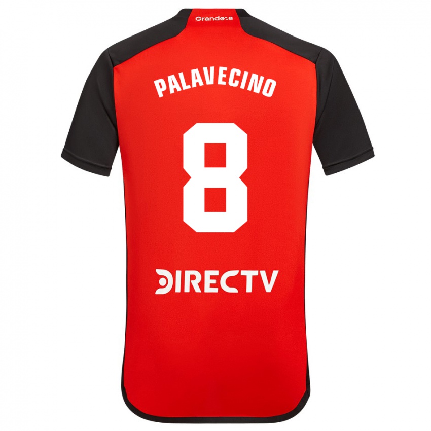 Homem Camisola Agustin Palavecino #8 Vermelho Alternativa 2023/24 Camisa