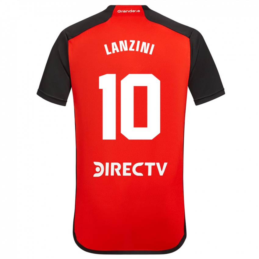 Homem Camisola Manuel Lanzini #10 Vermelho Alternativa 2023/24 Camisa
