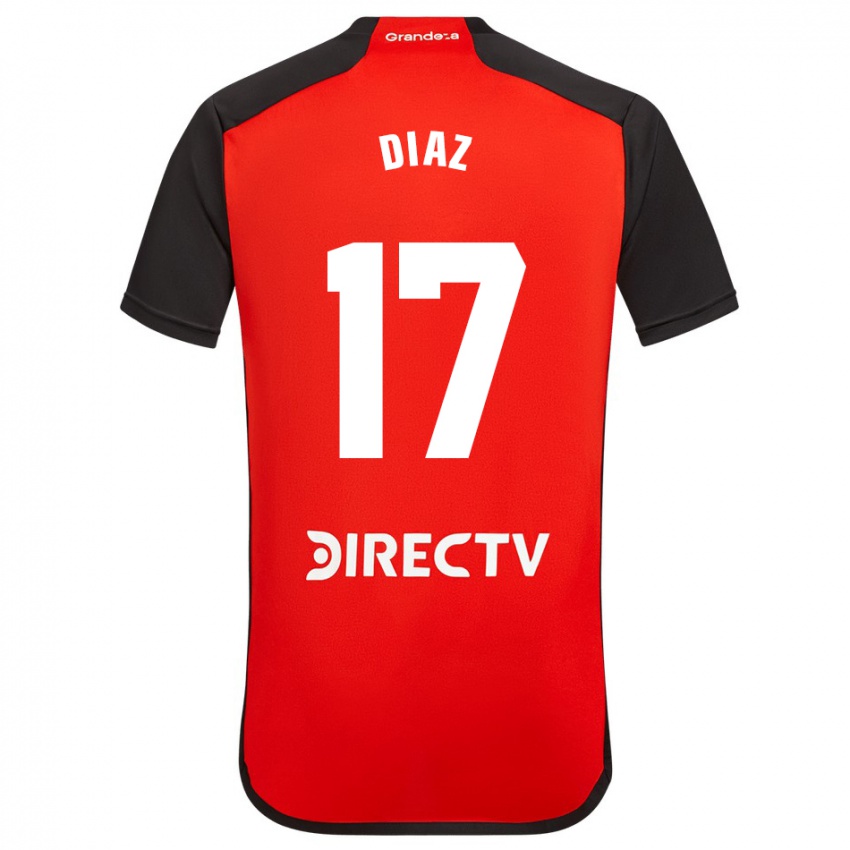 Homem Camisola Paulo Diaz #17 Vermelho Alternativa 2023/24 Camisa