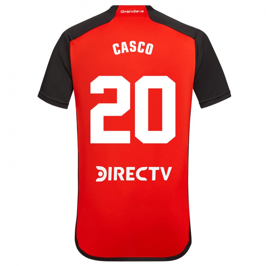 Homem Camisola Milton Casco #20 Vermelho Alternativa 2023/24 Camisa
