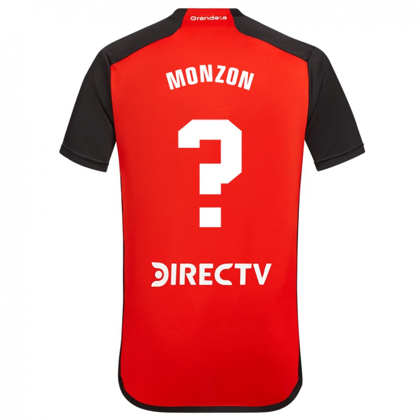 Homem Camisola Lucas Monzón #0 Vermelho Alternativa 2023/24 Camisa