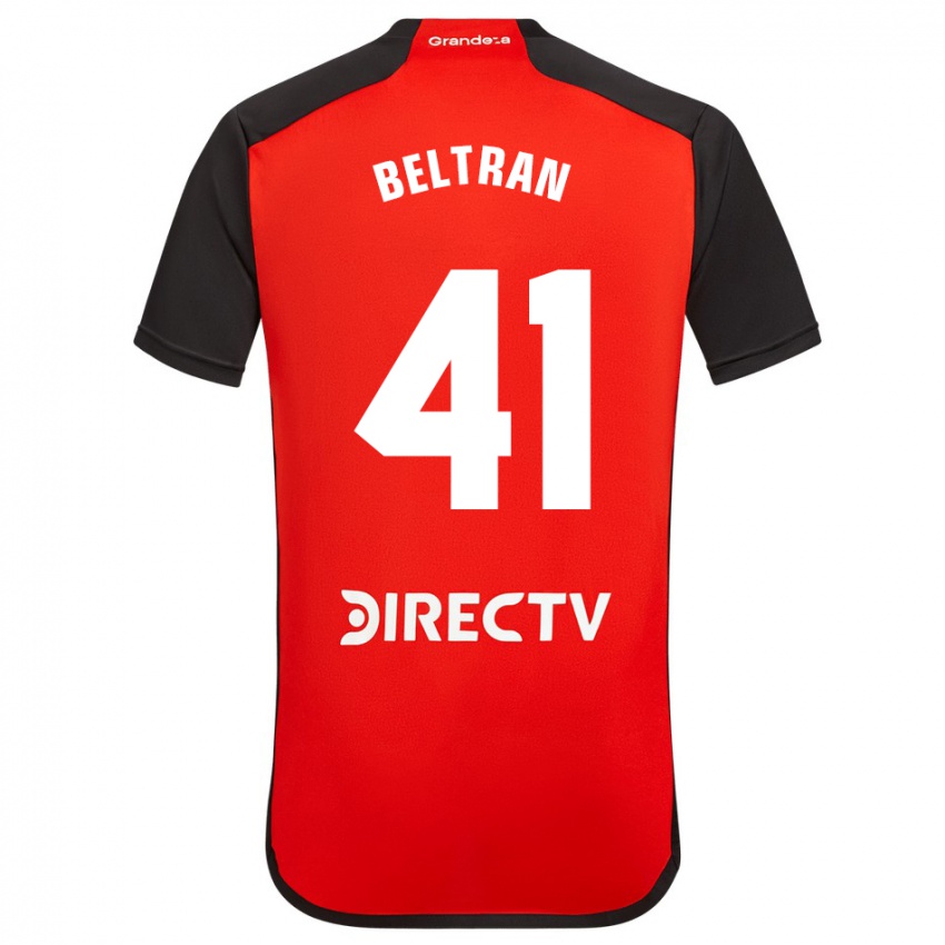 Homem Camisola Santiago Beltrán #41 Vermelho Alternativa 2023/24 Camisa