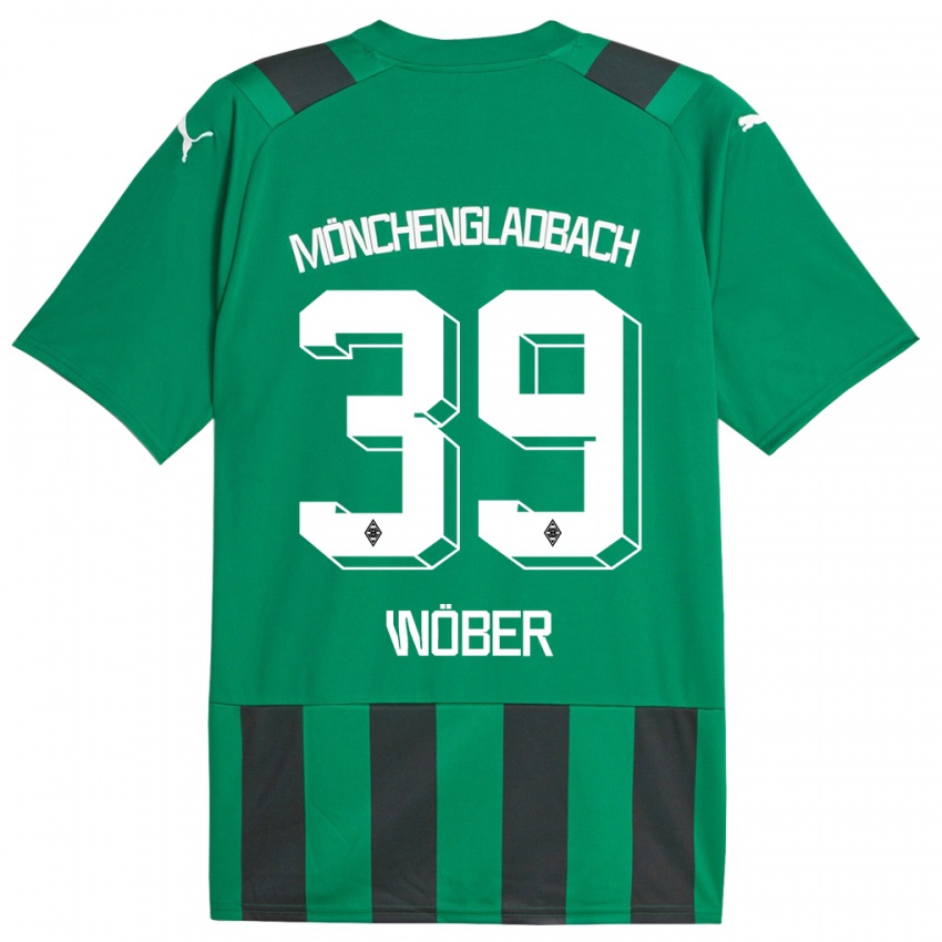Homem Camisola Maximilian Wöber #39 Preto Verde Alternativa 2023/24 Camisa