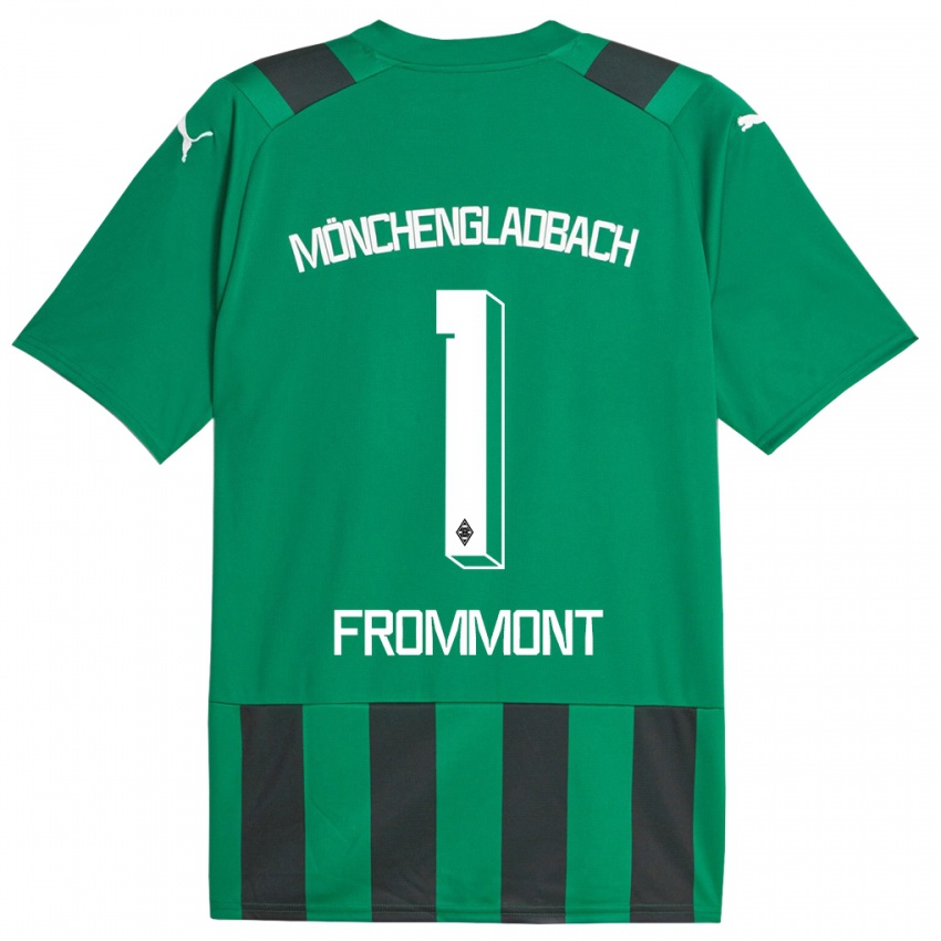 Homem Camisola Romina Frommont #1 Preto Verde Alternativa 2023/24 Camisa
