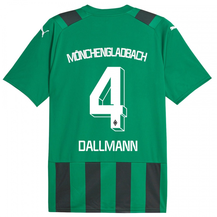 Homem Camisola Jule Dallmann #4 Preto Verde Alternativa 2023/24 Camisa