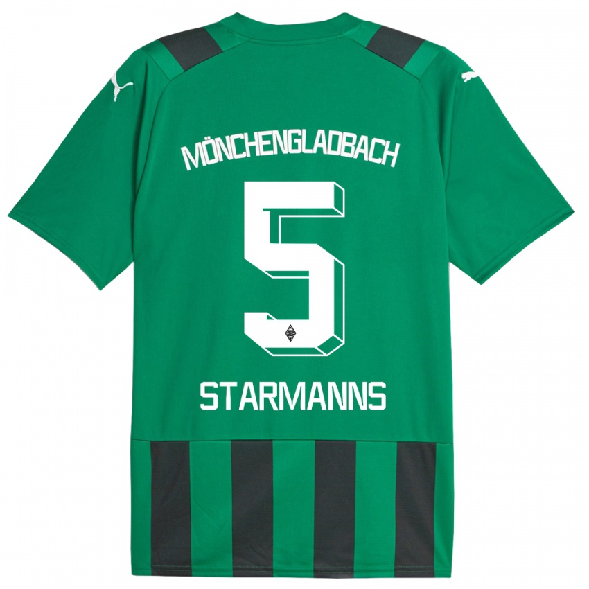 Homem Camisola Sandra Starmanns #5 Preto Verde Alternativa 2023/24 Camisa