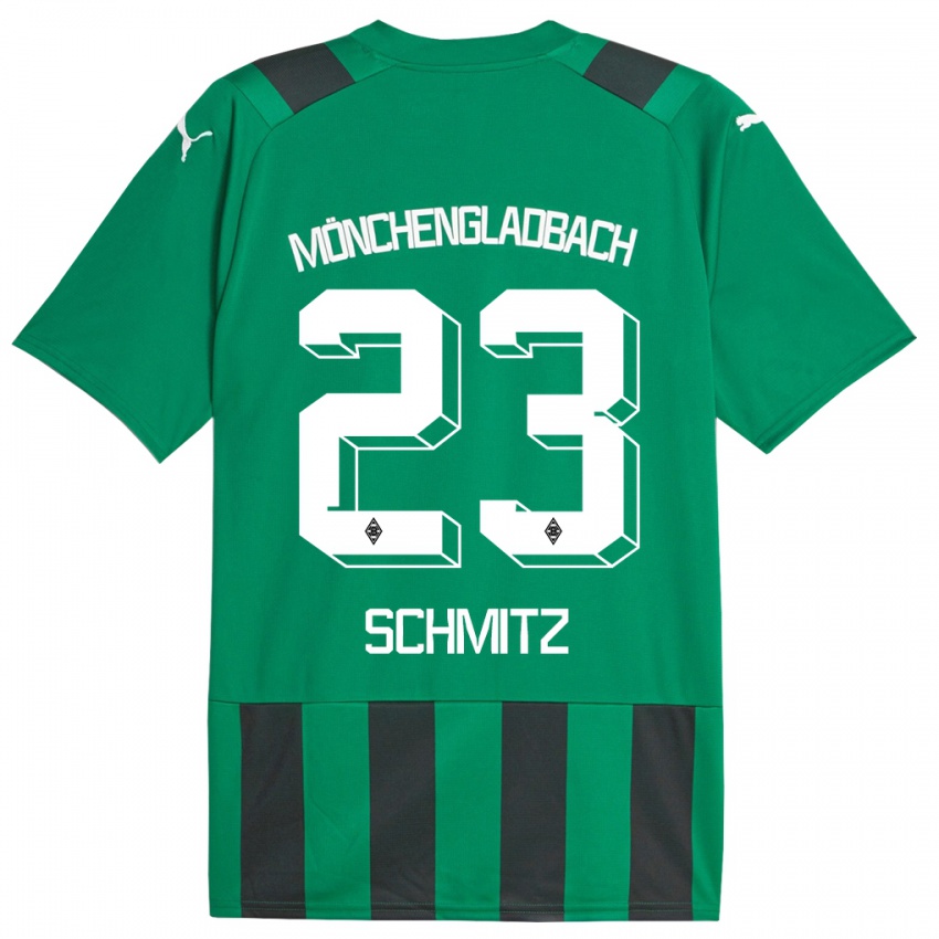 Homem Camisola Sarah Schmitz #23 Preto Verde Alternativa 2023/24 Camisa