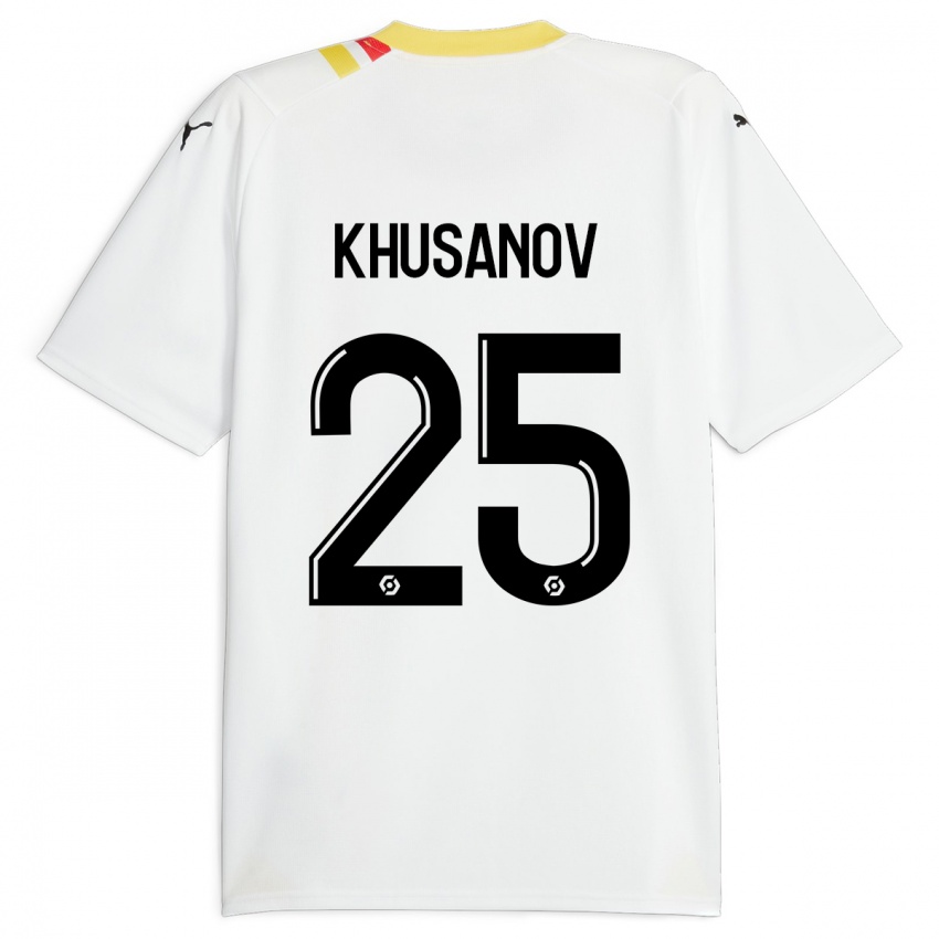 Homem Camisola Abdukodir Khusanov #25 Preto Alternativa 2023/24 Camisa