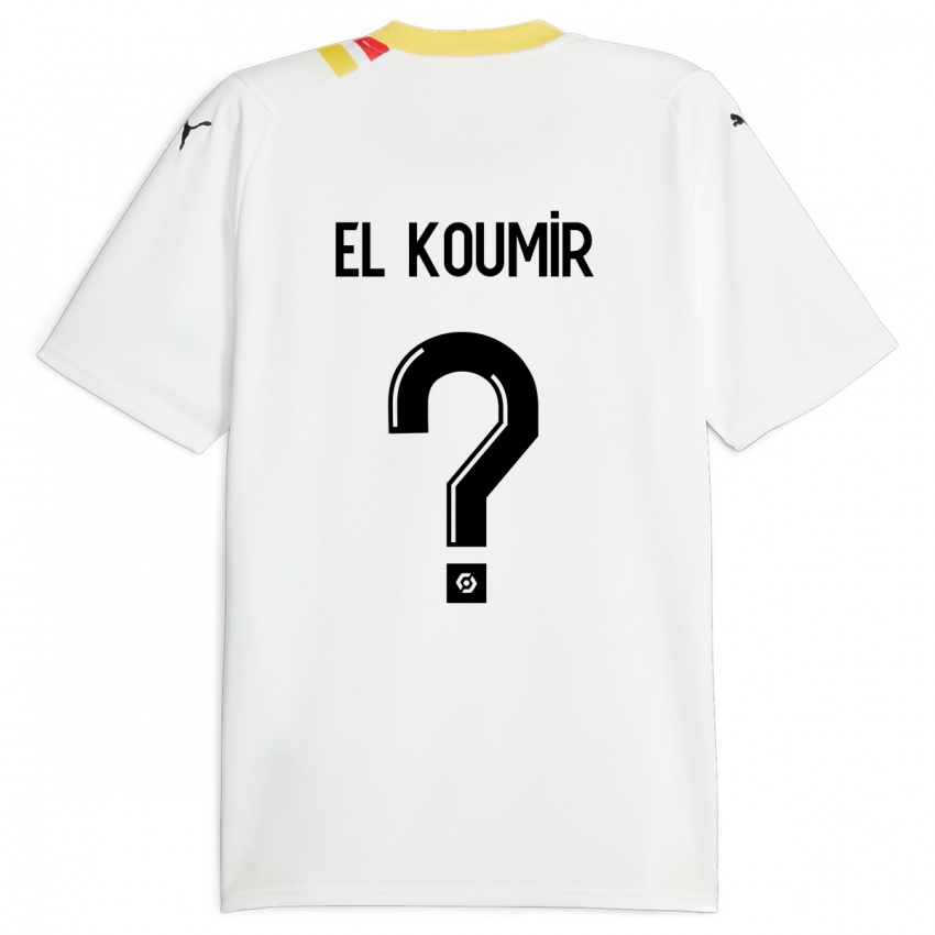 Homem Camisola Kaïna El Koumir #0 Preto Alternativa 2023/24 Camisa