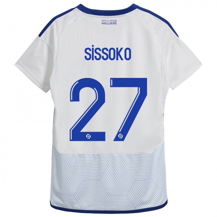 Homem Camisola Ibrahima Sissoko #27 Branco Alternativa 2023/24 Camisa