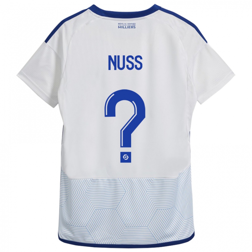 Homem Camisola Antoine Nuss #0 Branco Alternativa 2023/24 Camisa