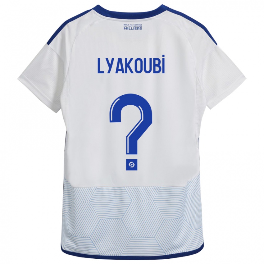 Homem Camisola Oussama Lyakoubi #0 Branco Alternativa 2023/24 Camisa