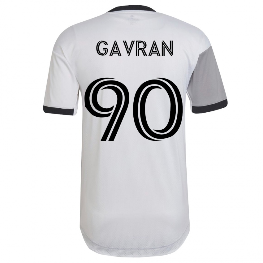 Homem Camisola Luka Gavran #90 Branco Alternativa 2023/24 Camisa
