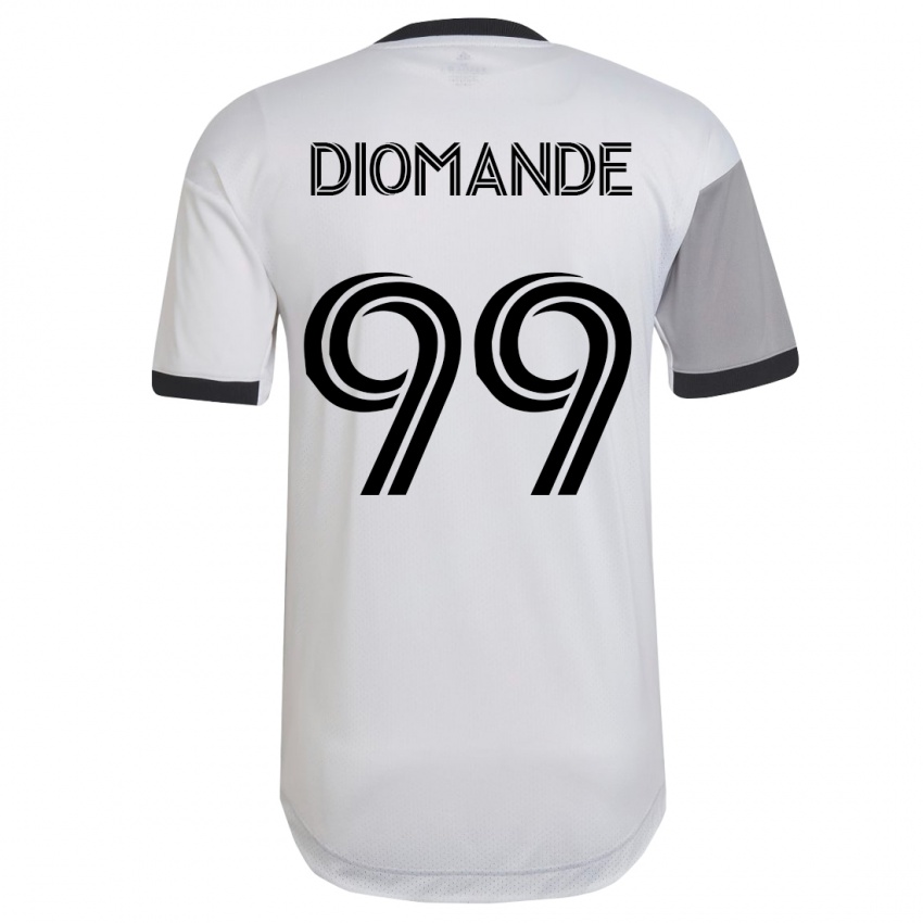 Homem Camisola Adama Diomande #99 Branco Alternativa 2023/24 Camisa