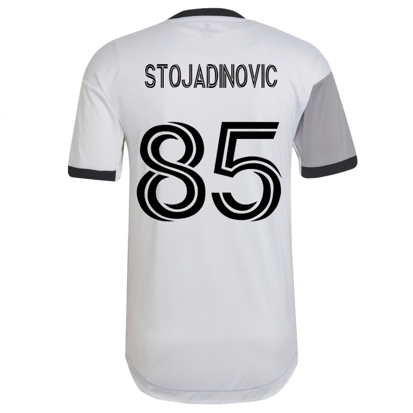Homem Camisola Marko Stojadinovic #85 Branco Alternativa 2023/24 Camisa