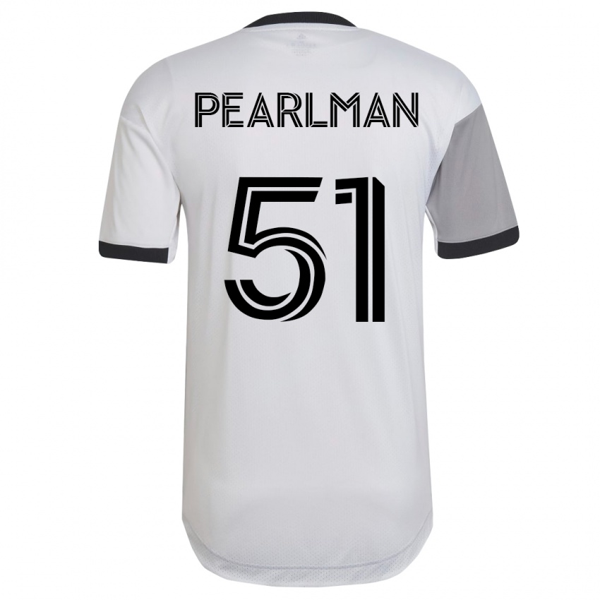 Homem Camisola Adam Pearlman #51 Branco Alternativa 2023/24 Camisa