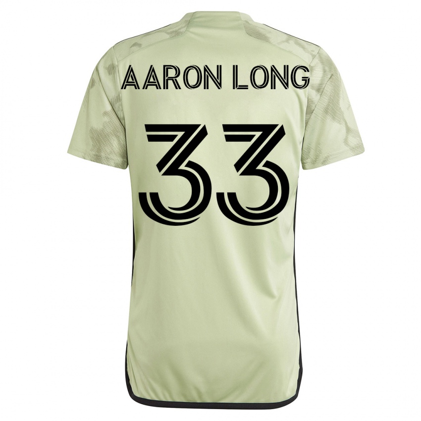 Homem Camisola Aaron Long #33 Verde Alternativa 2023/24 Camisa
