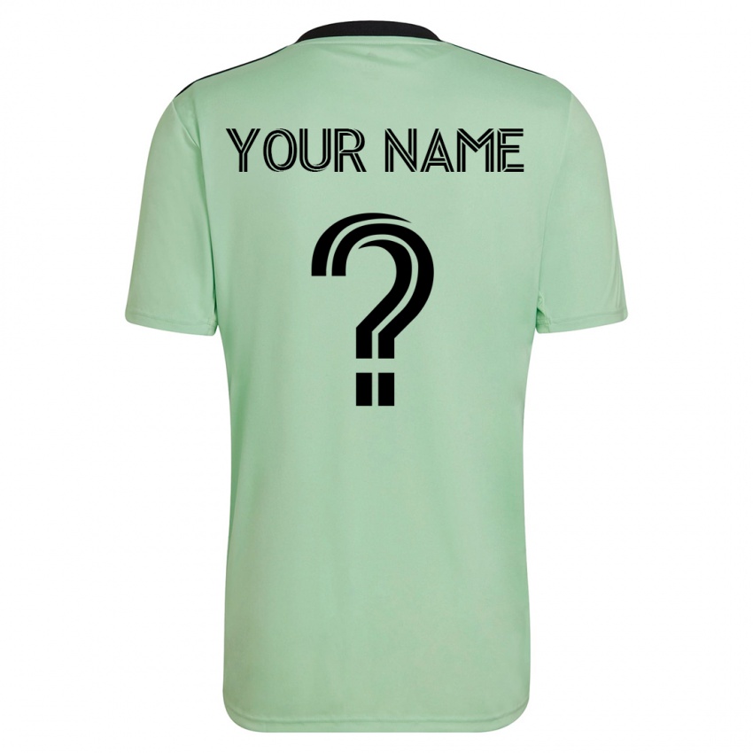 Homem Camisola Seu Nome #0 Luz Verde Alternativa 2023/24 Camisa
