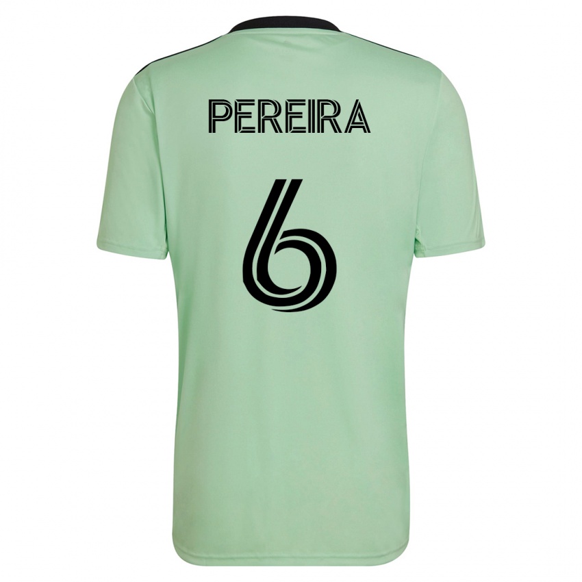 Homem Camisola Daniel Pereira #6 Luz Verde Alternativa 2023/24 Camisa