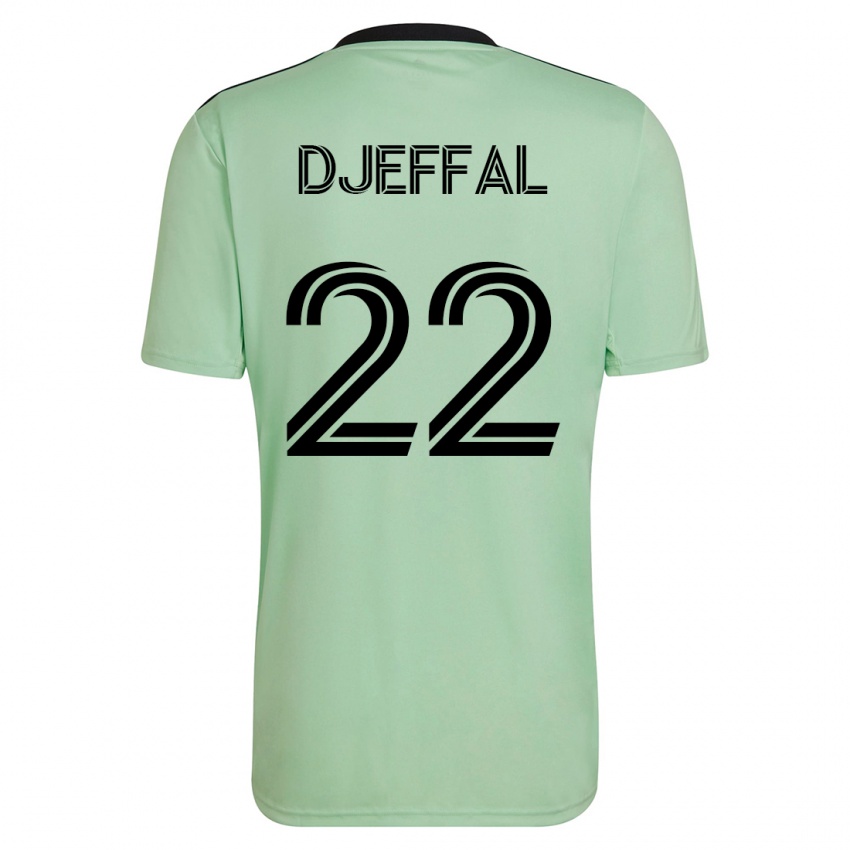Homem Camisola Sofiane Djeffal #22 Luz Verde Alternativa 2023/24 Camisa