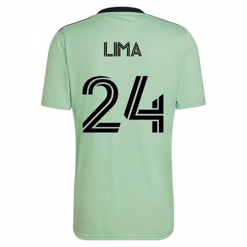 Homem Camisola Nick Lima #24 Luz Verde Alternativa 2023/24 Camisa