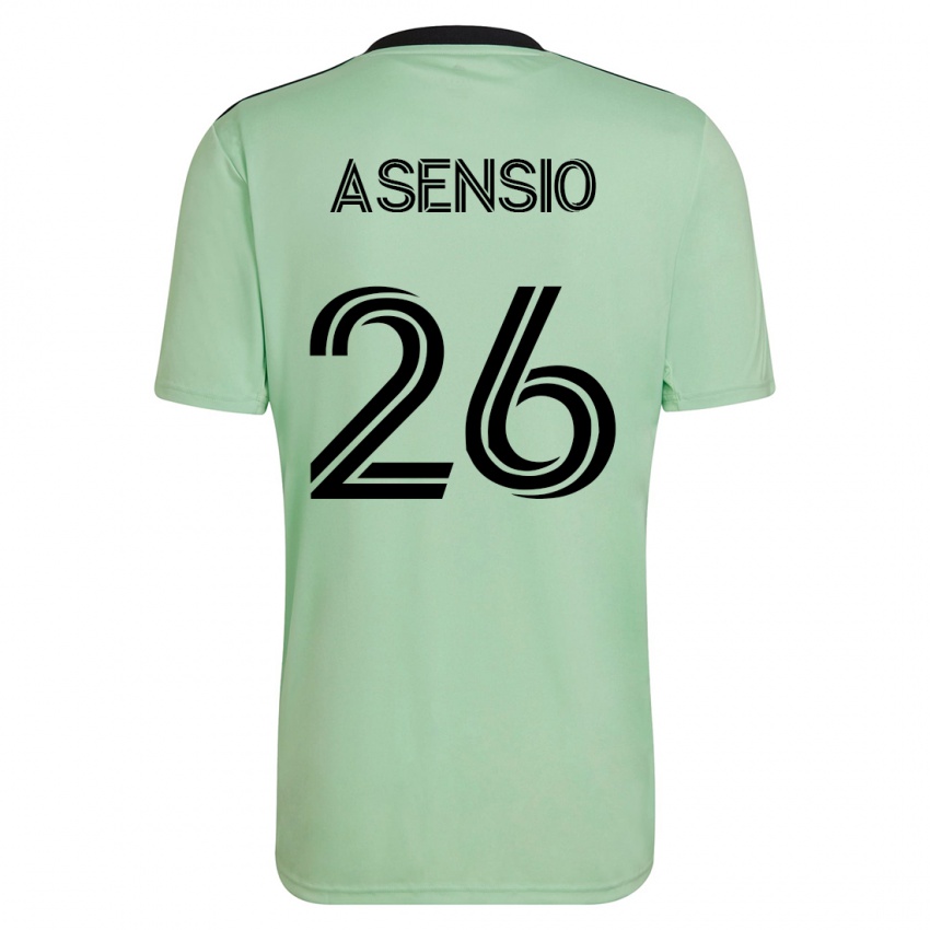 Homem Camisola Charlie Asensio #26 Luz Verde Alternativa 2023/24 Camisa