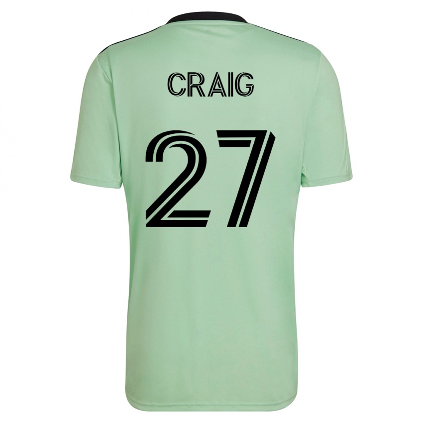 Homem Camisola Brandan Craig #27 Luz Verde Alternativa 2023/24 Camisa