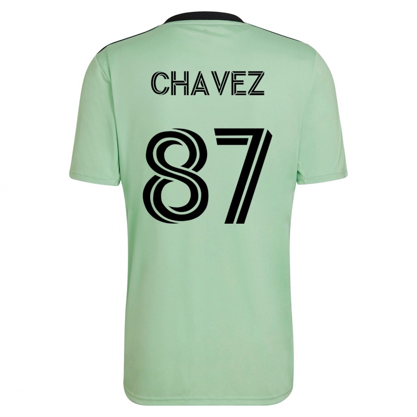 Homem Camisola Alfonso Ocampo-Chávez #87 Luz Verde Alternativa 2023/24 Camisa