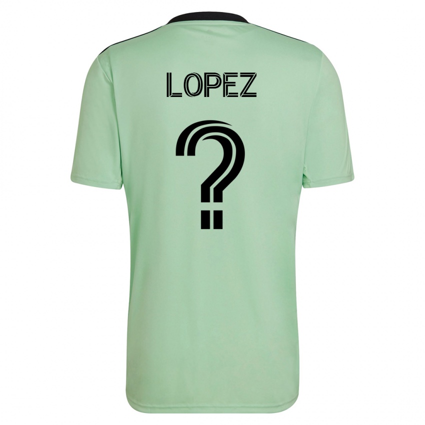 Homem Camisola Eric López #0 Luz Verde Alternativa 2023/24 Camisa
