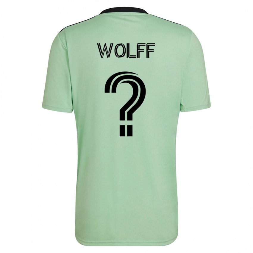 Homem Camisola Gavin Wolff #0 Luz Verde Alternativa 2023/24 Camisa