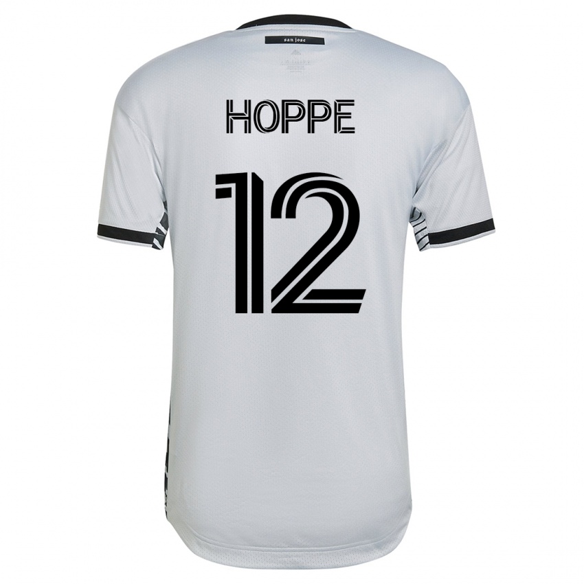 Homem Camisola Matthew Hoppe #12 Branco Alternativa 2023/24 Camisa